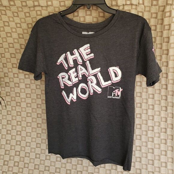 Women's Graphic MTV The Real World T-Shirt XSM NWOT - Picture 5 of 5